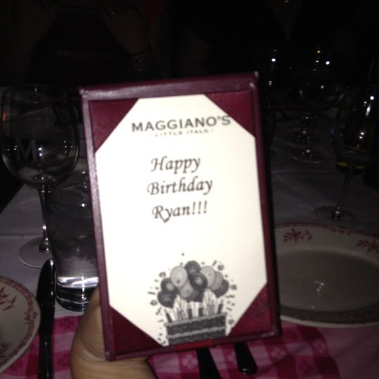 Photo taken at Maggiano&#39;s Little Italy by Heather D. on 2/19/2012