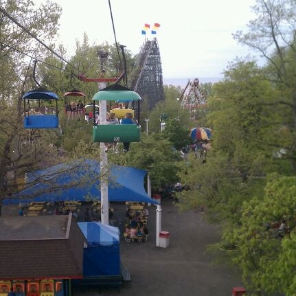 Photo taken at Waldameer &amp; Water World by Tyshawn P. on 5/12/2012