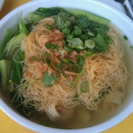 Get the shanghai wonton soup with noodles!