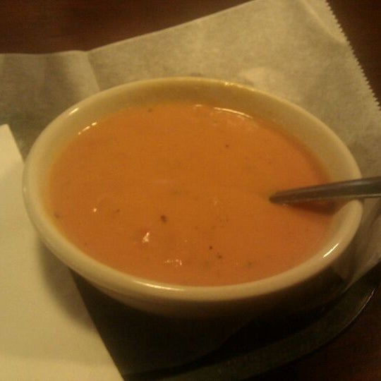 Try the tomato basil bisque. Delicious.