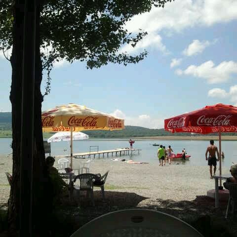 Photo taken at Bazaleti Lake | ბაზალეთის ტბა by Ekateriné O. on 7/18/2012