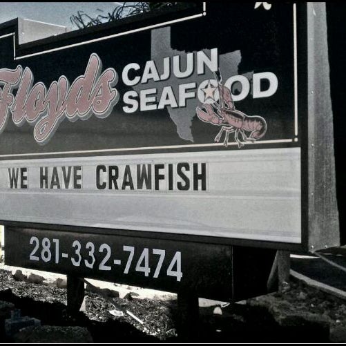 Photo taken at Floyd&#39;s Cajun Seafood - Webster by Tiffany J. on 1/28/2012