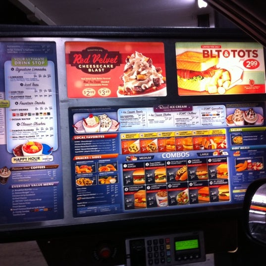 Sonic Drive-In - What my mind sees when reading the menu