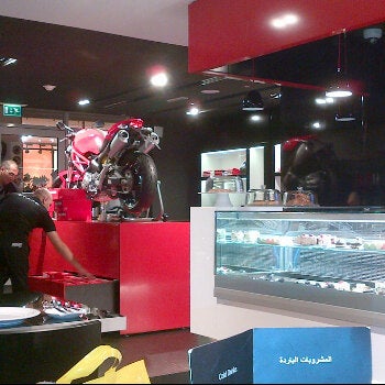 Photo taken at Ducati Caffe by Bazzie J. on 7/26/2012