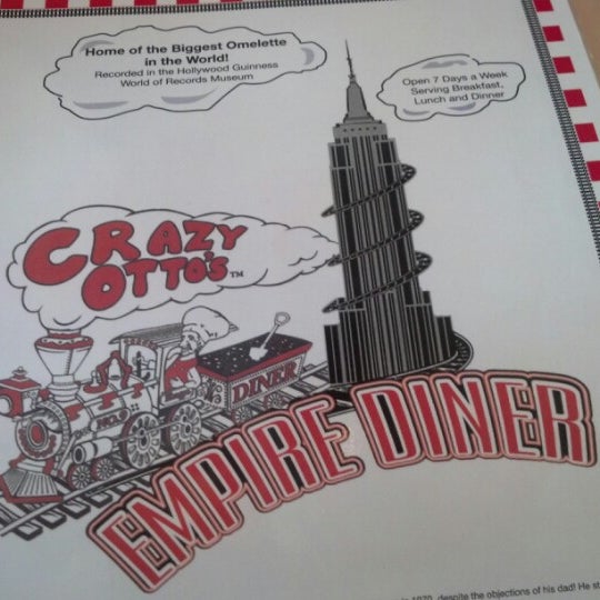 Photo taken at Crazy Otto&#39;s Empire Diner by Tara on 8/11/2012