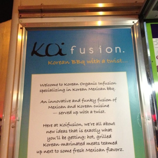 Photo taken at Koi Fusion by Tim B. on 2/18/2012