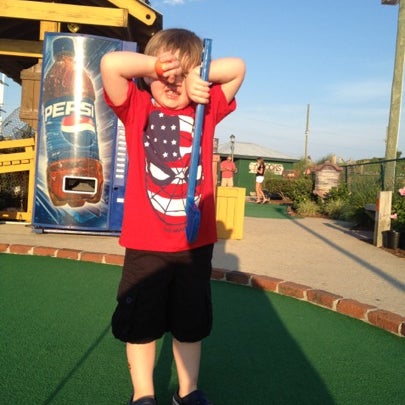 Photo taken at Mutiny Bay Adventure Golf by Nathan D. on 7/29/2012