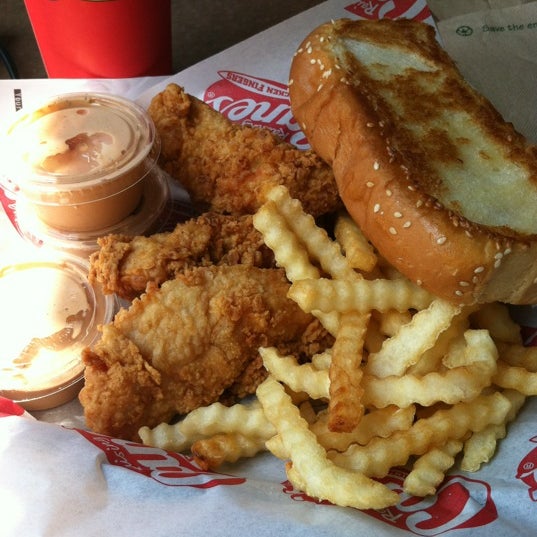 Photo taken at Raising Cane&#39;s Chicken Fingers by Alexandra G. on 6/20/2012