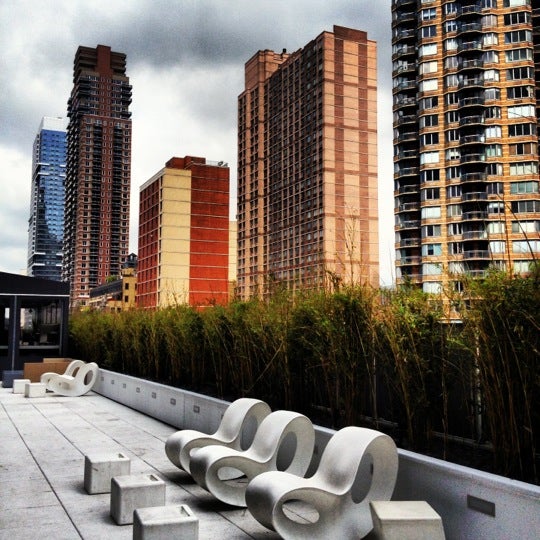 Photo taken at The Terrace at Yotel by Albert A. on 5/6/2012