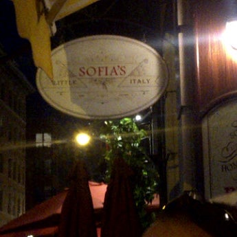 Photo taken at Sofia&#39;s of Little Italy by Jo-knee on 7/11/2012
