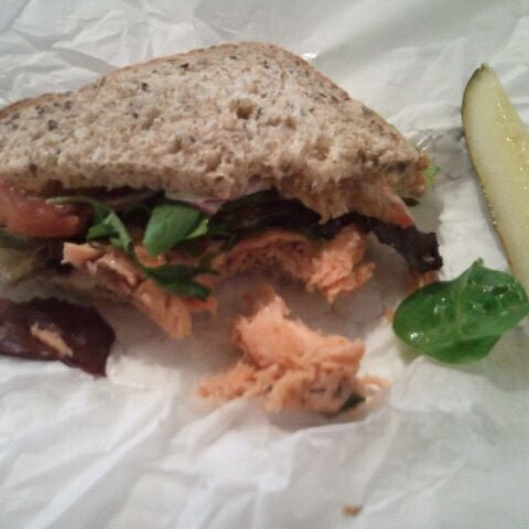 The Salmon BLT is amazing, can't go wrong.