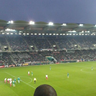 Photo taken at Gerhard Hanappi Stadium by Gerhard L. on 11/20/2011