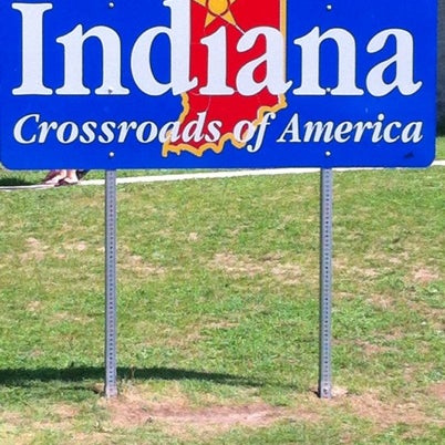Photo taken at Indiana Welcome Center by Courtney W. on 7/29/2012