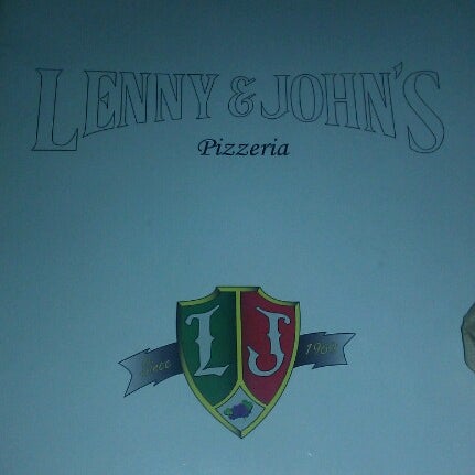 Photo taken at Lenny &amp; John&#39;s Pizza by Brittney D. on 7/26/2012