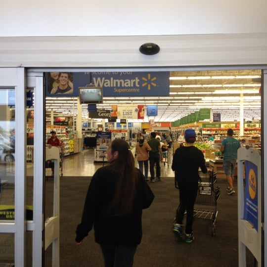 Walmart Supercentre Big Box Store in Edmonton