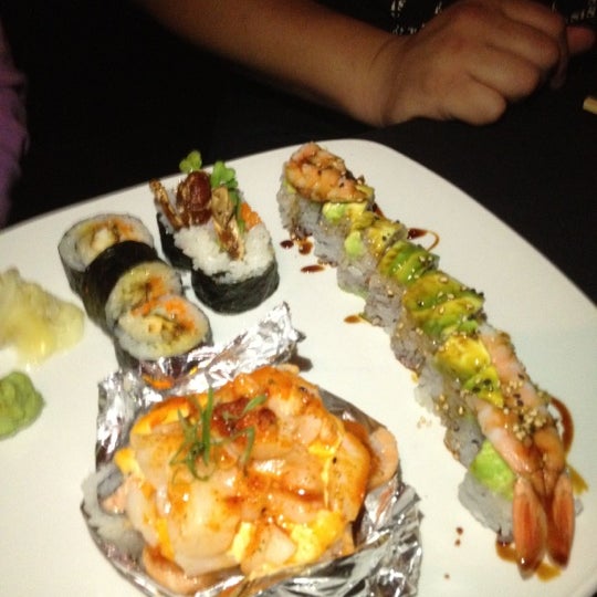 Photo taken at The Fish Restaurant &amp; Sushi Bar by Peter C. on 4/3/2012