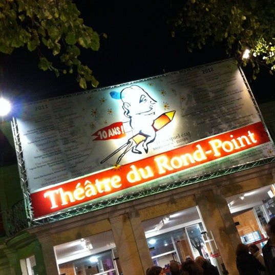 Photo taken at Théâtre du Rond-Point by benoit d. on 10/20/2011
