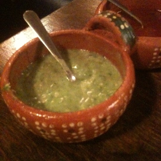 The green salsa may just be the best I've ever had.
