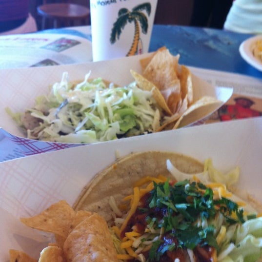 Photo taken at Maui Tacos by Brian S. on 2/16/2012
