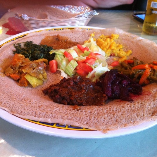 Photo taken at Red Sea Restaurant by Larissa G. on 8/14/2011