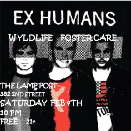 FREE show this Saturday!!!  wyldlife, ex humans, and foster care