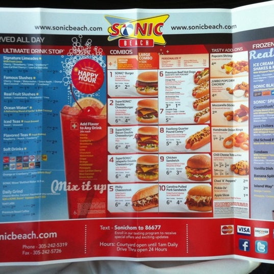 Sonic Beach DriveIn Homestead Restaurante Fast Food