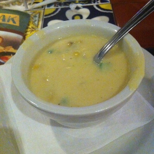 Try the sweet corn soup! It's delicious!