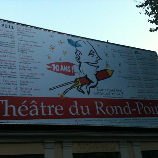 Photo taken at Théâtre du Rond-Point by Alexandre B. on 10/23/2011