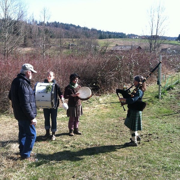 Photo taken at Finnriver Farm &amp; Cidery by David W. on 3/24/2012