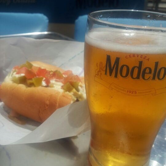 Photo taken at Terraza Modelo Hot-Dog Stand by Edgar R. on 6/5/2012