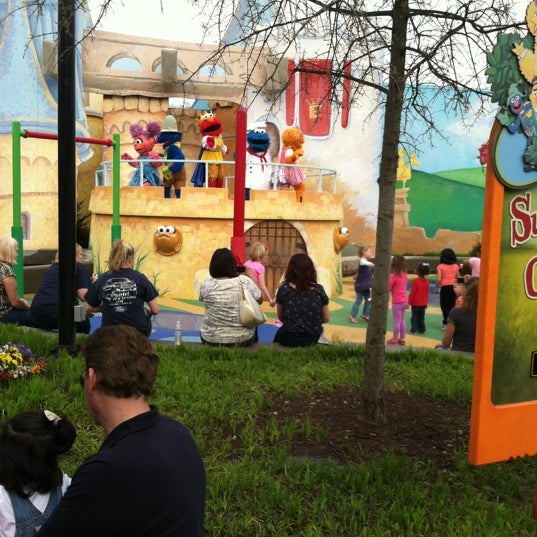 Photo taken at Sesame Street Forest of Fun by Lindsay J. on 3/31/2012