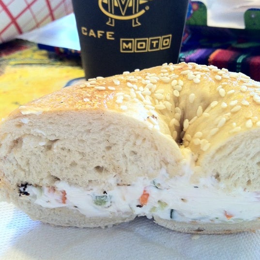 Photo taken at Big City Bagels by Dave S. on 10/8/2011
