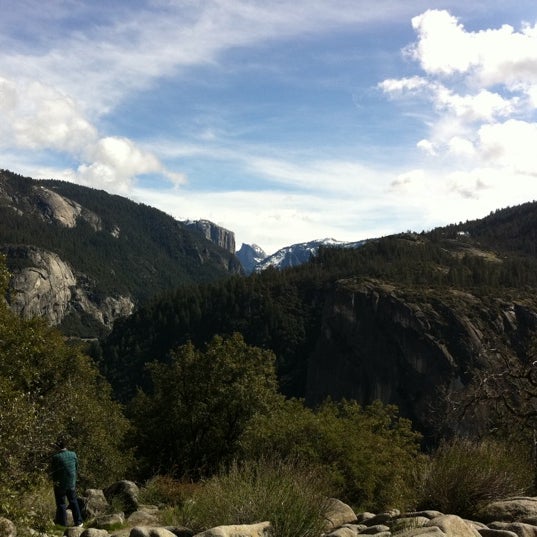 A webcam view of half Dome