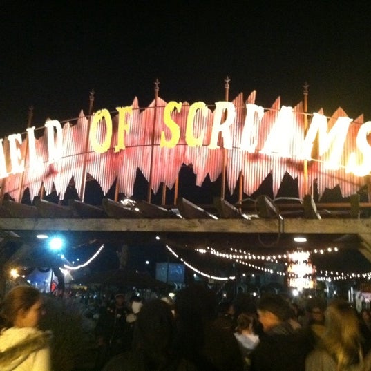 Photo taken at Field Of Screams by Sarah B. on 10/23/2011
