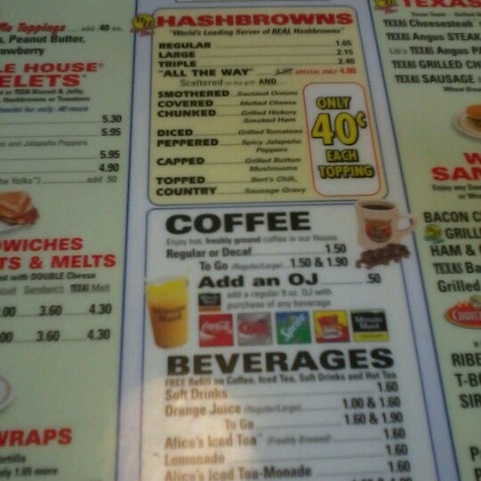 Waffle House Breakfast Spot in Oak Ridge