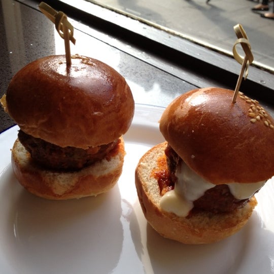 Try the sliders - they're like mini burgers and absolutely delicious!