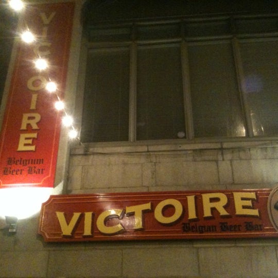 Photo taken at Victoire: A Belgian Beer Bar &amp; Bistro by Christopher C. on 8/9/2012
