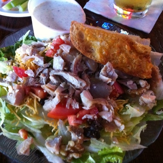 The Rotisserie Chicken salad is delicious, but get the half order unless you want to share.