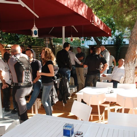 Photo taken at Time Café &amp; Restaurant by Bulent A. on 9/24/2011