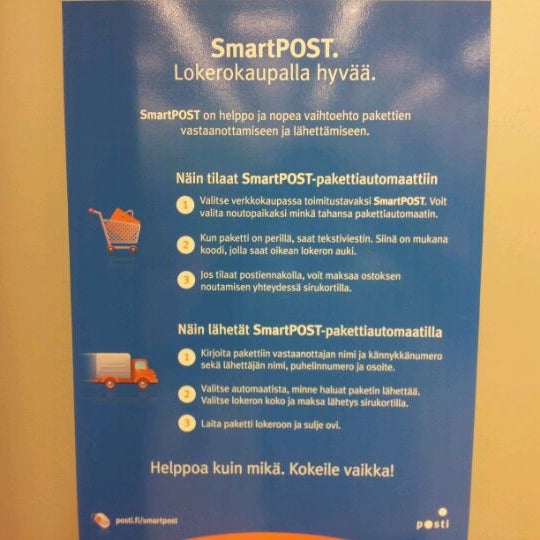 Photos at SmartPOST Kauppakeskus Mylly - Post Office in Raisio