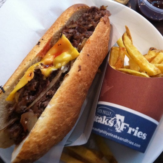 Foto diambil di Steak &amp; Fries South Philly oleh Berk G. pada 4/19/2012