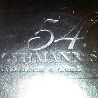 Photo taken at Rothmann&#39;s Steakhouse by SWANKY on 1/23/2012