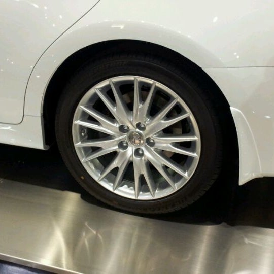 Photo taken at Toyota Showroom by Ahmed B. on 3/16/2012