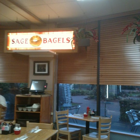 Photo taken at Sage Bagel &amp; Deli by heidi a. on 10/22/2011