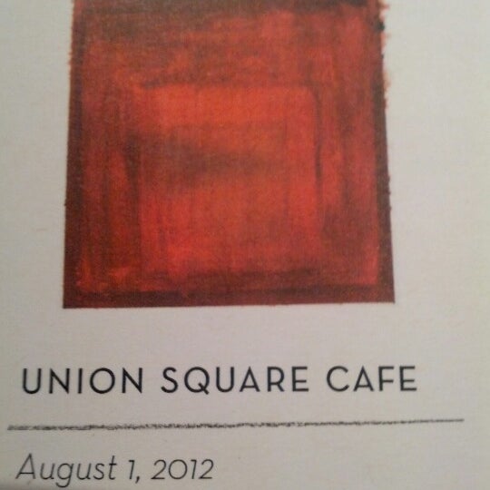 Photo taken at Union Square Cafe by Steve C. on 8/1/2012
