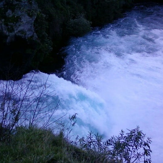 Photo taken at Hunua Falls by Ruth H. on 9/8/2012