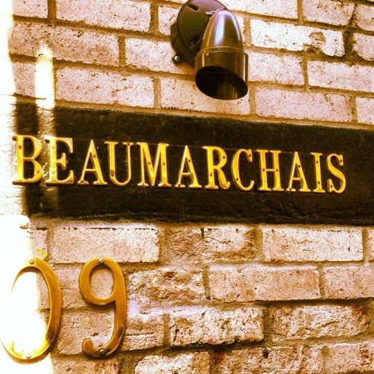Photo taken at Beaumarchais by TEN15NYC on 4/8/2012