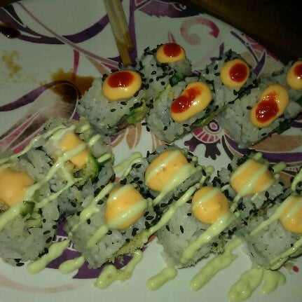 Very Spicy Tuna has some kick to it and FireFly Roll to cool your mouth down.