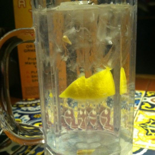 Try the water with Lemon! It's wonderful!