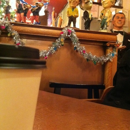 Get the chai latte... The decorations and smooth jazz make an amazing mood.